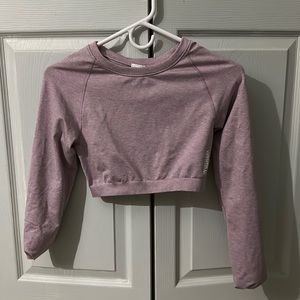 Gymshark long sleeve crop top